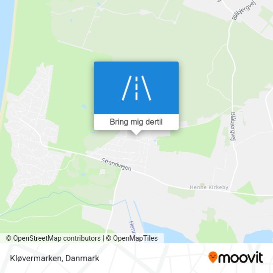 Kløvermarken kort