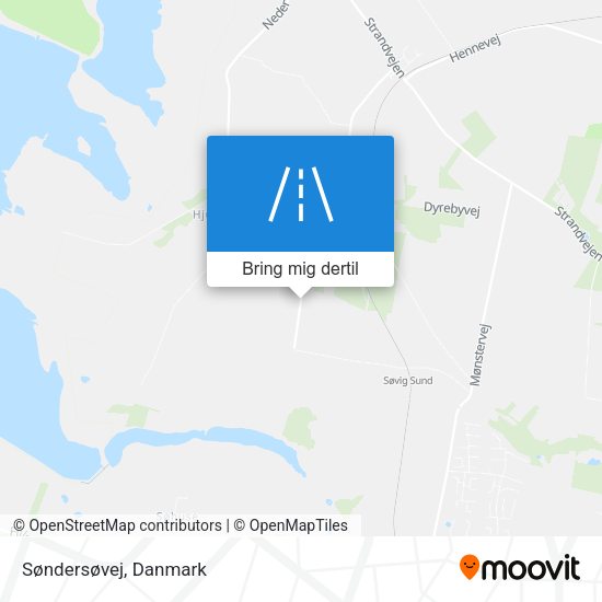 Søndersøvej kort