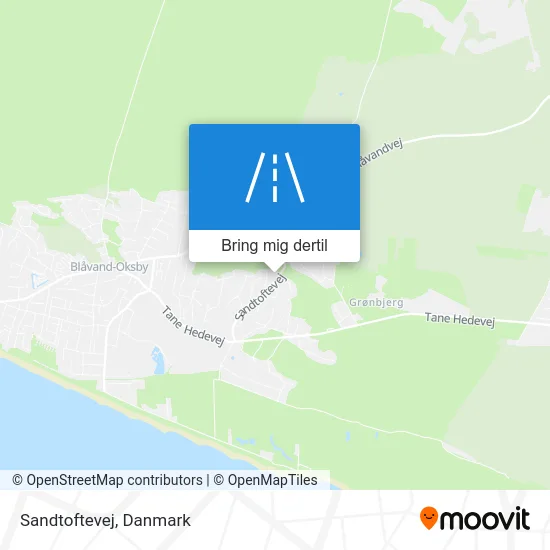 Sandtoftevej kort