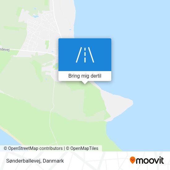 Sønderballevej kort