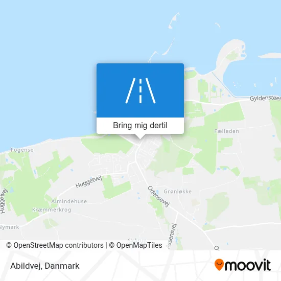 Abildvej kort