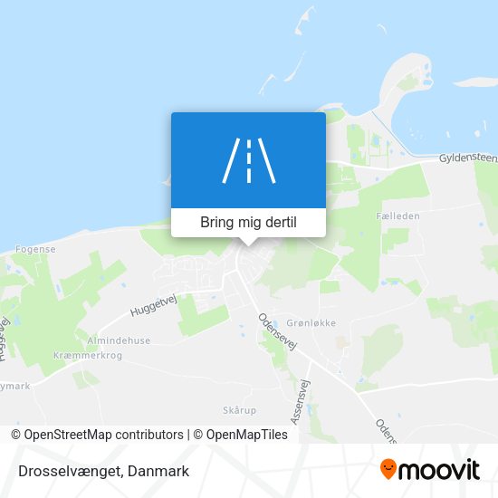 Drosselvænget kort