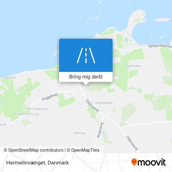 Hermelinvænget kort