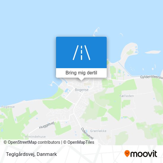 Teglgårdsvej kort