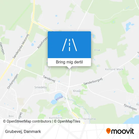 Grubevej kort