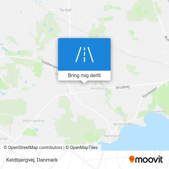 Keldbjergvej kort