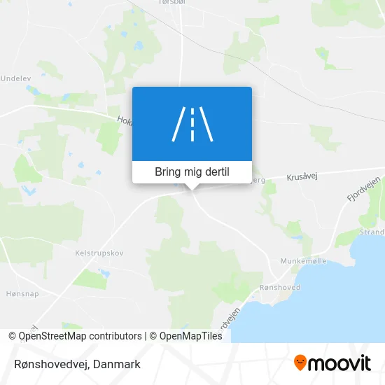 Rønshovedvej kort