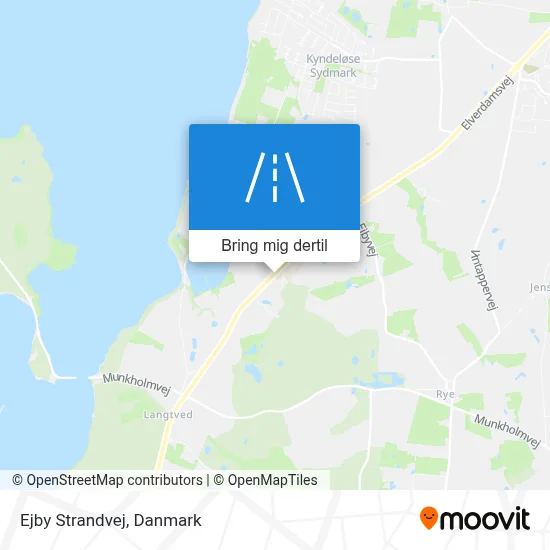 Ejby Strandvej kort