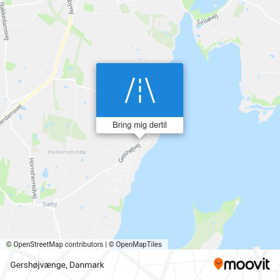 Gershøjvænge kort