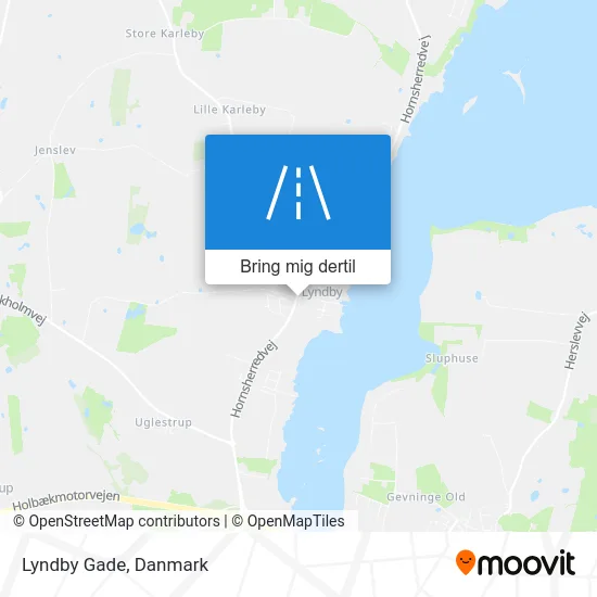 Lyndby Gade kort