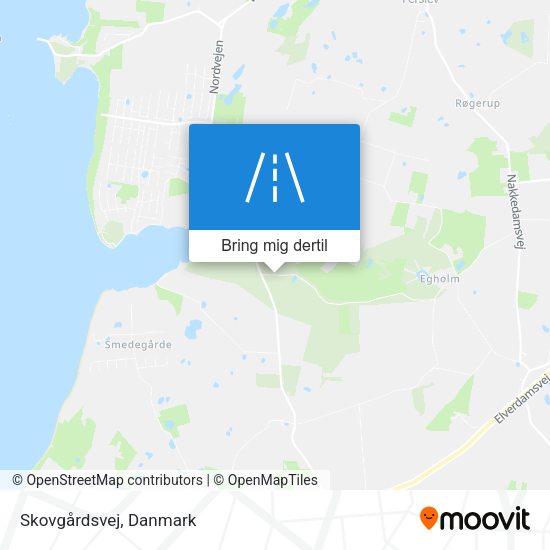 Skovgårdsvej kort