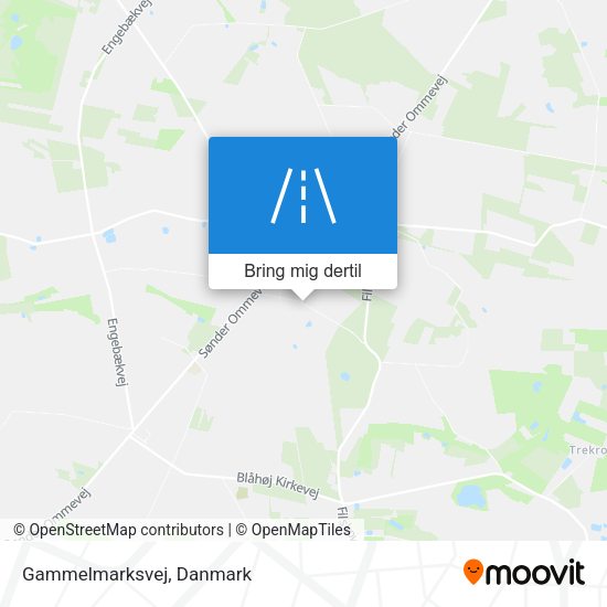 Gammelmarksvej kort