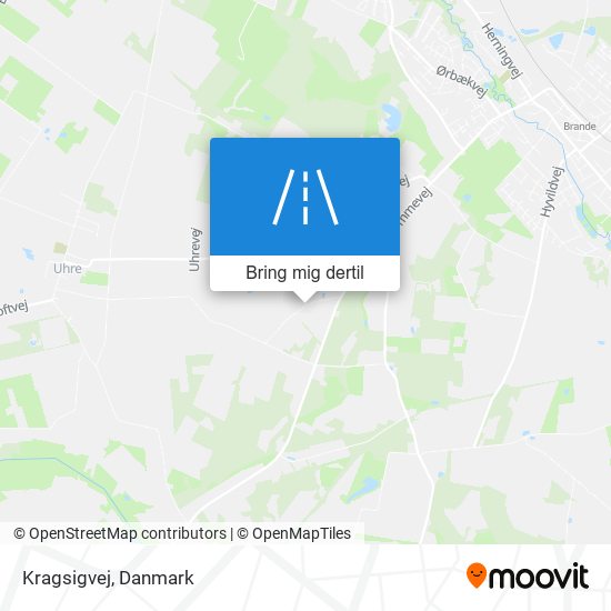 Kragsigvej kort