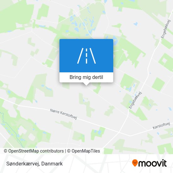 Sønderkærvej kort