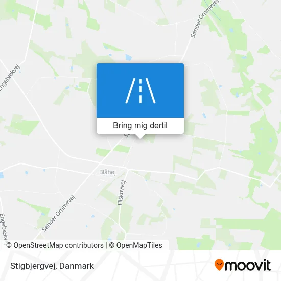 Stigbjergvej kort