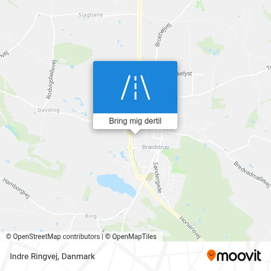 Indre Ringvej kort