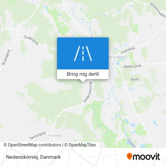 Nedenskovvej kort