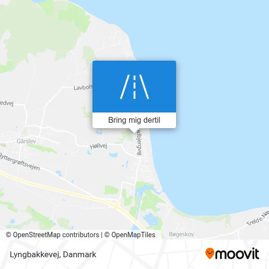 Lyngbakkevej kort