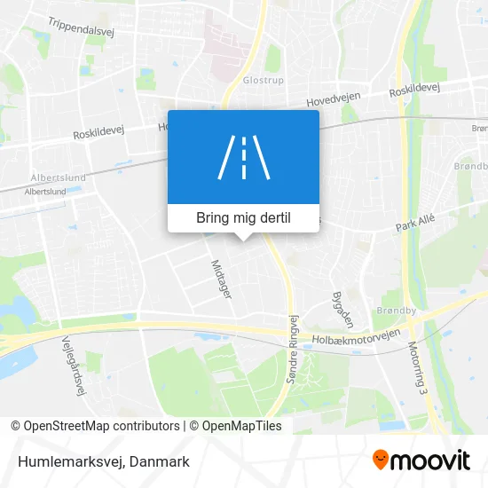 Humlemarksvej kort