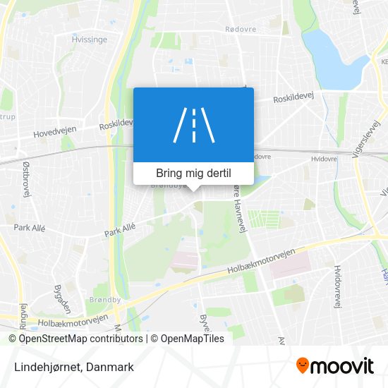 Lindehjørnet kort