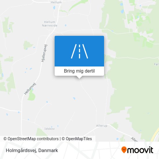 Holmgårdsvej kort