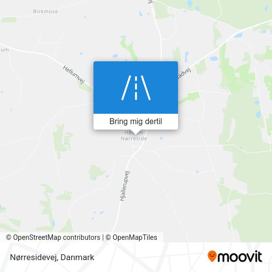Nørresidevej kort