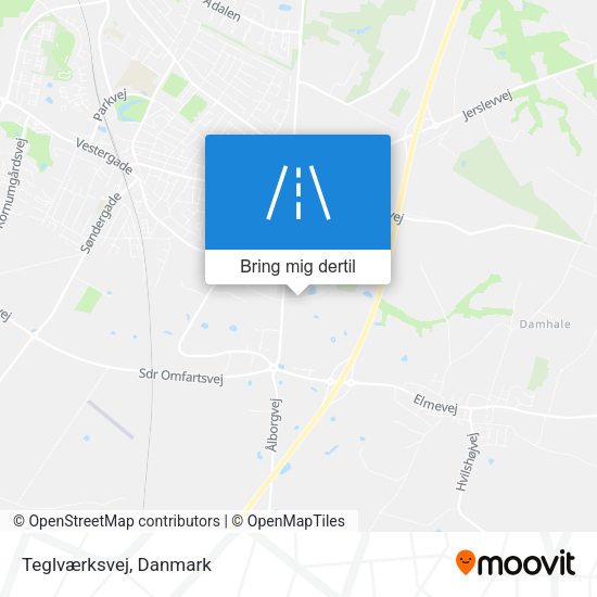 Teglværksvej kort