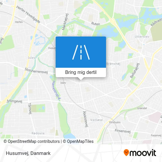 Husumvej kort