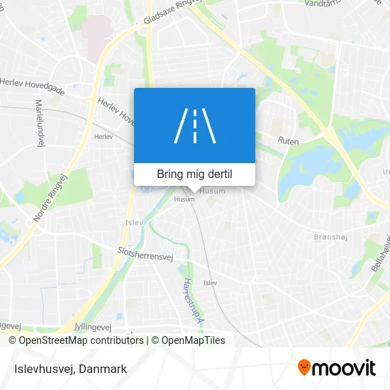 Islevhusvej kort