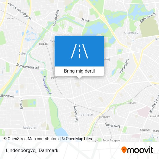 Lindenborgvej kort