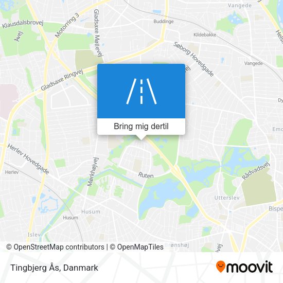 Tingbjerg Ås kort