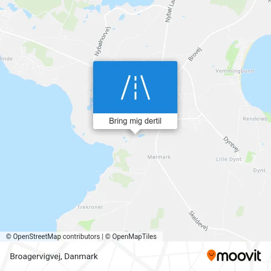 Broagervigvej kort