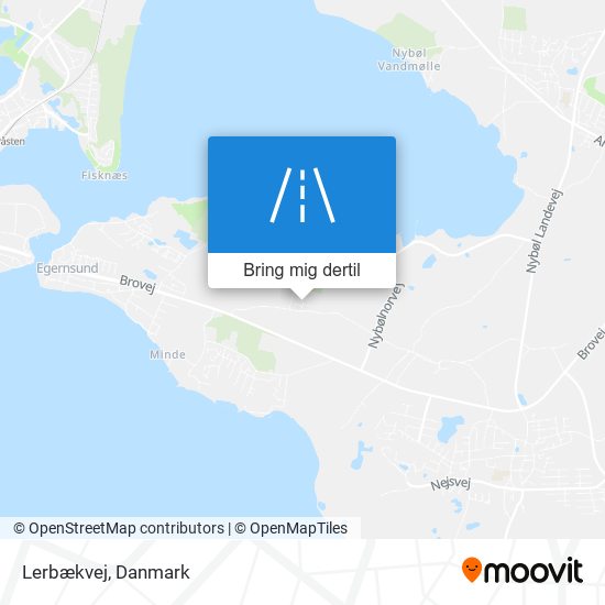 Lerbækvej kort