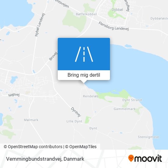 Vemmingbundstrandvej kort