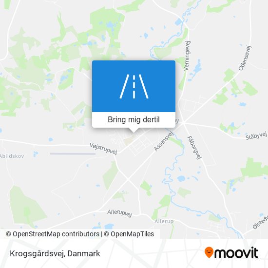 Krogsgårdsvej kort