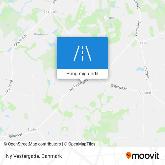 Ny Vestergade kort