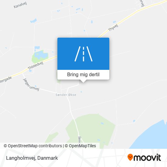 Langholmvej kort