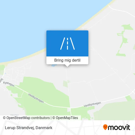 Lerup Strandvej kort