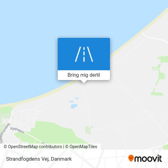 Strandfogdens Vej kort