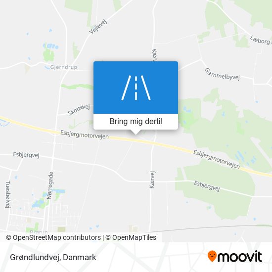 Grøndlundvej kort