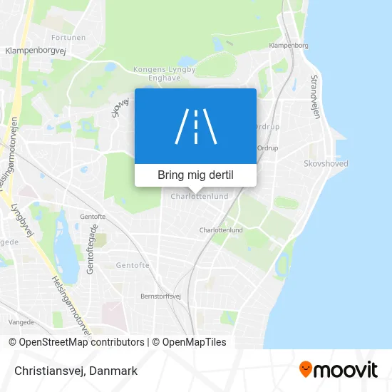 Christiansvej kort