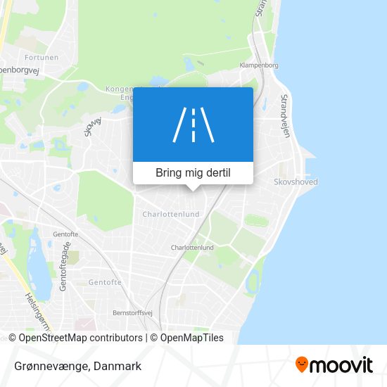 Grønnevænge kort
