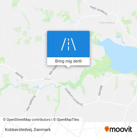 Kobberstedvej kort
