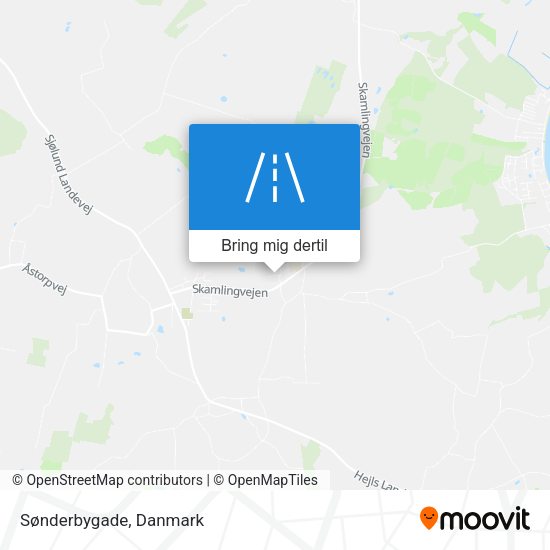 Sønderbygade kort
