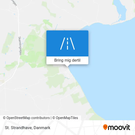 St. Strandhave kort