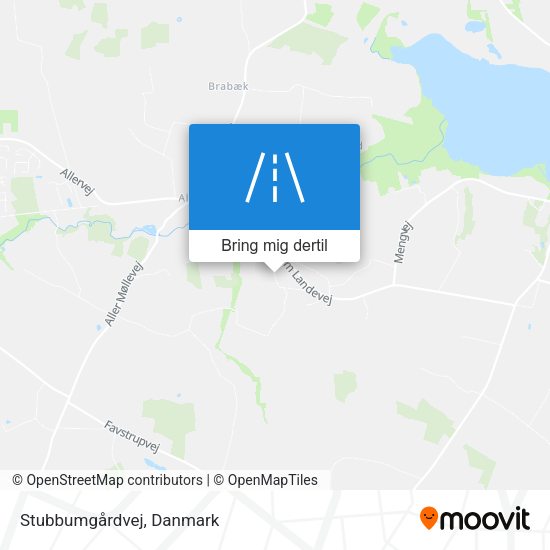 Stubbumgårdvej kort