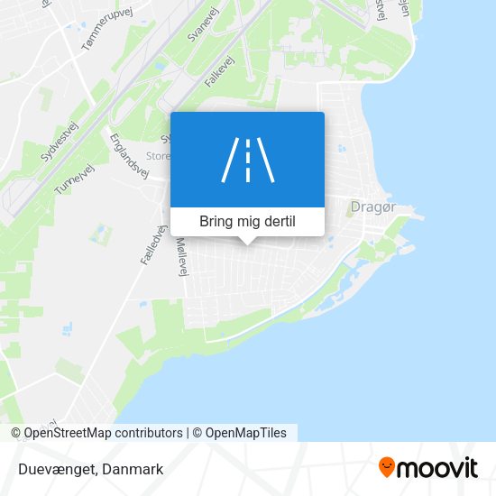 Duevænget kort