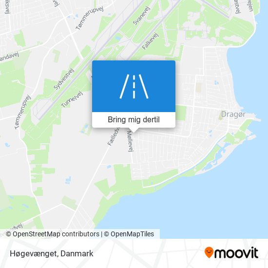 Høgevænget kort