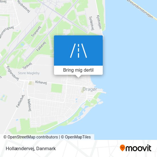 Hollændervej kort