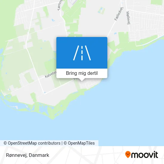 Rønnevej kort